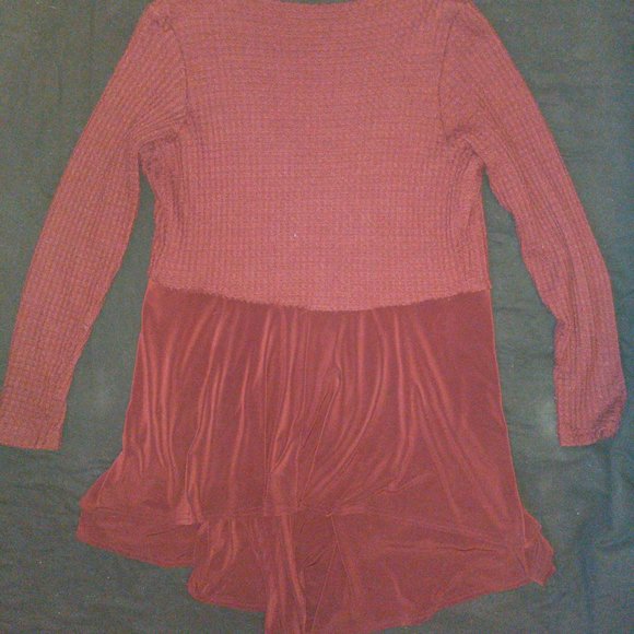 4/$20 | Sympli Purple One button flowy Cardigan - Picture 6 of 7